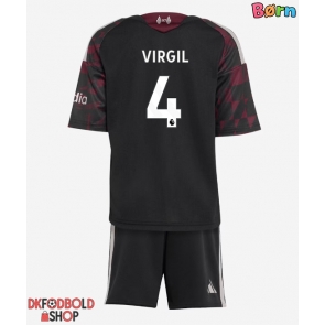 Liverpool Virgil van Dijk #4 Tredje trøje Børn 2026-27 Kort ærmer (+ korte bukser)